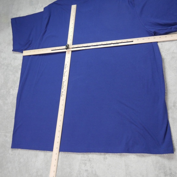 USA Patriotic American Flag Mens 3XLT Blue Crewneck Short Sleeve Casual T-Shirt - Picture 11 of 12